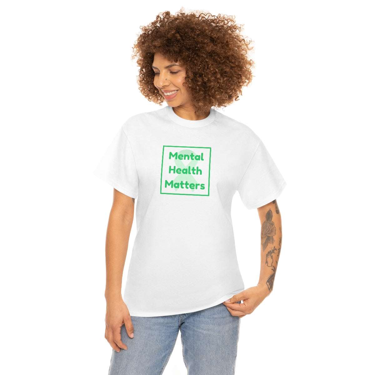 Mental Health Matters Unisex Heavy Cotton Tee