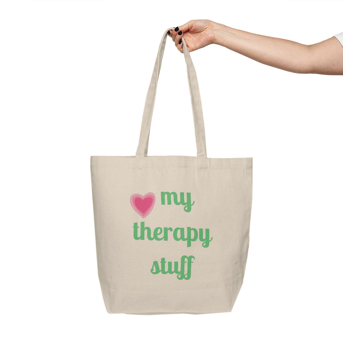 My Therapy Stuff Canvas Tote