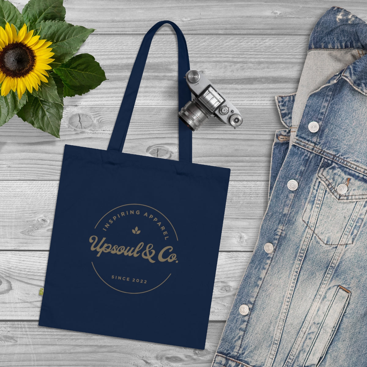 Upsoul & Company Logo Organic Cotton Tote Bag