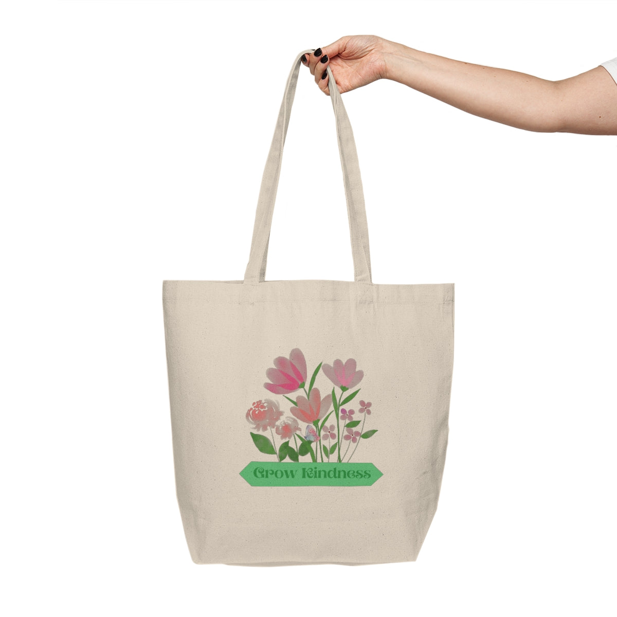 Grow Kindness Canvas Tote