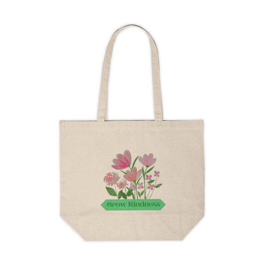 Grow Kindness Canvas Tote