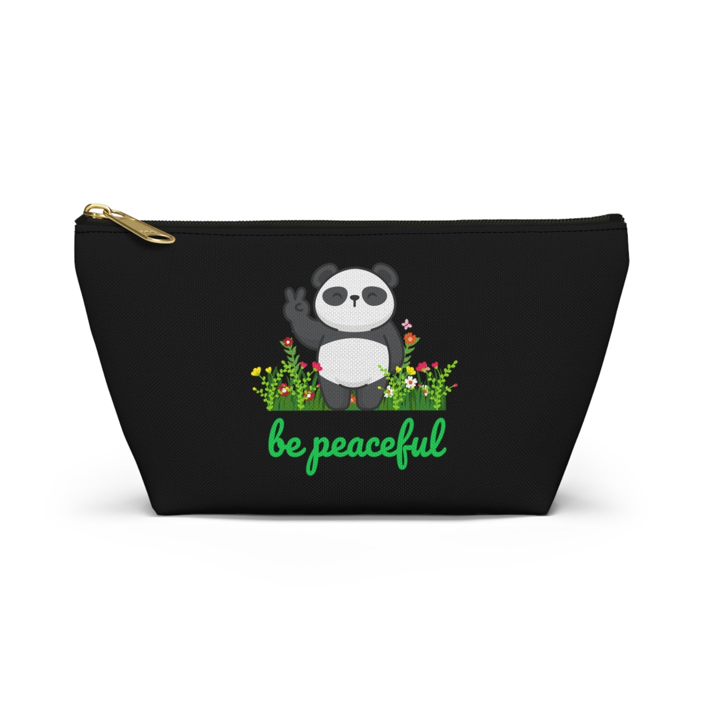 Be Peaceful Accessory Pouch w T-bottom