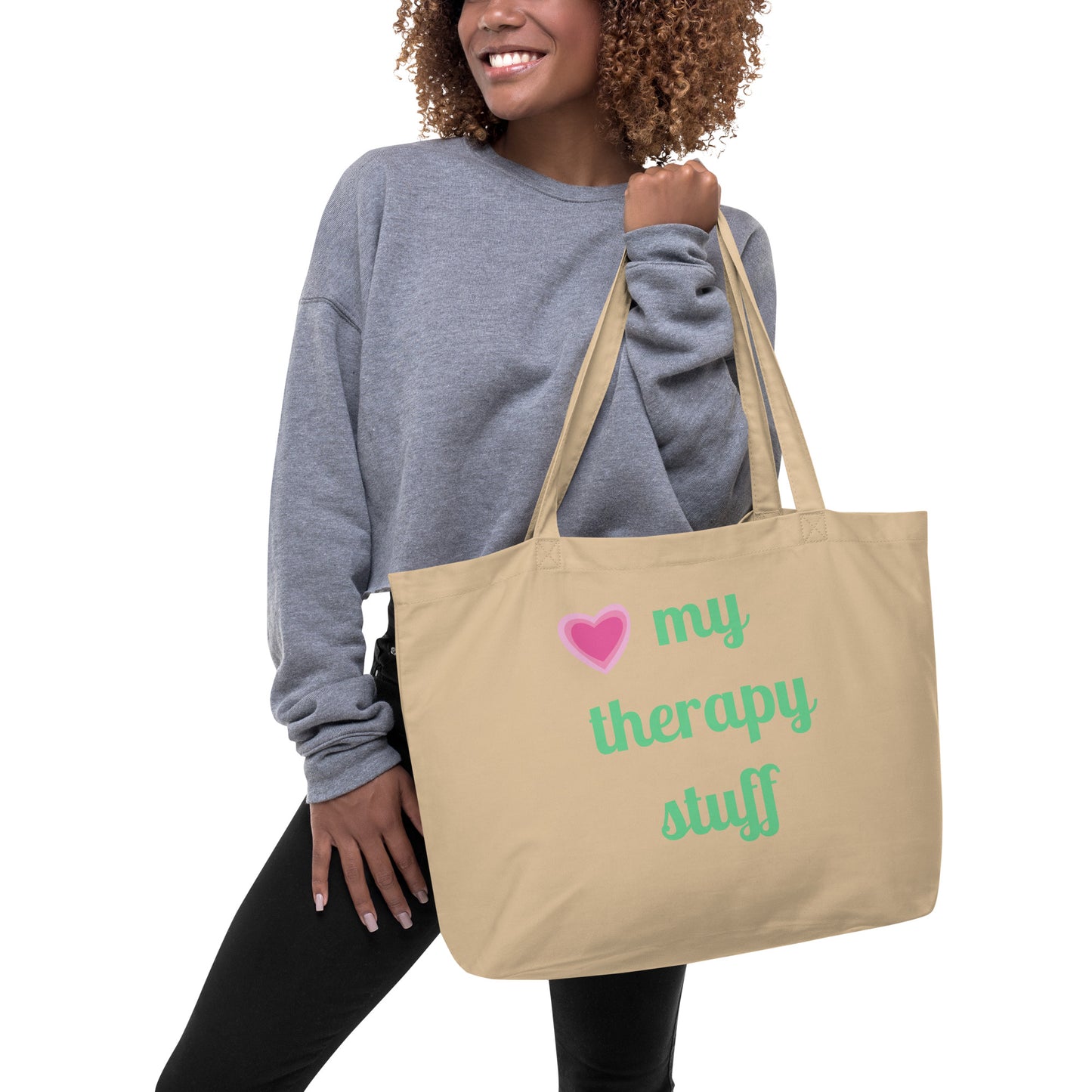 My Therapy Stuff Large Organic Tote